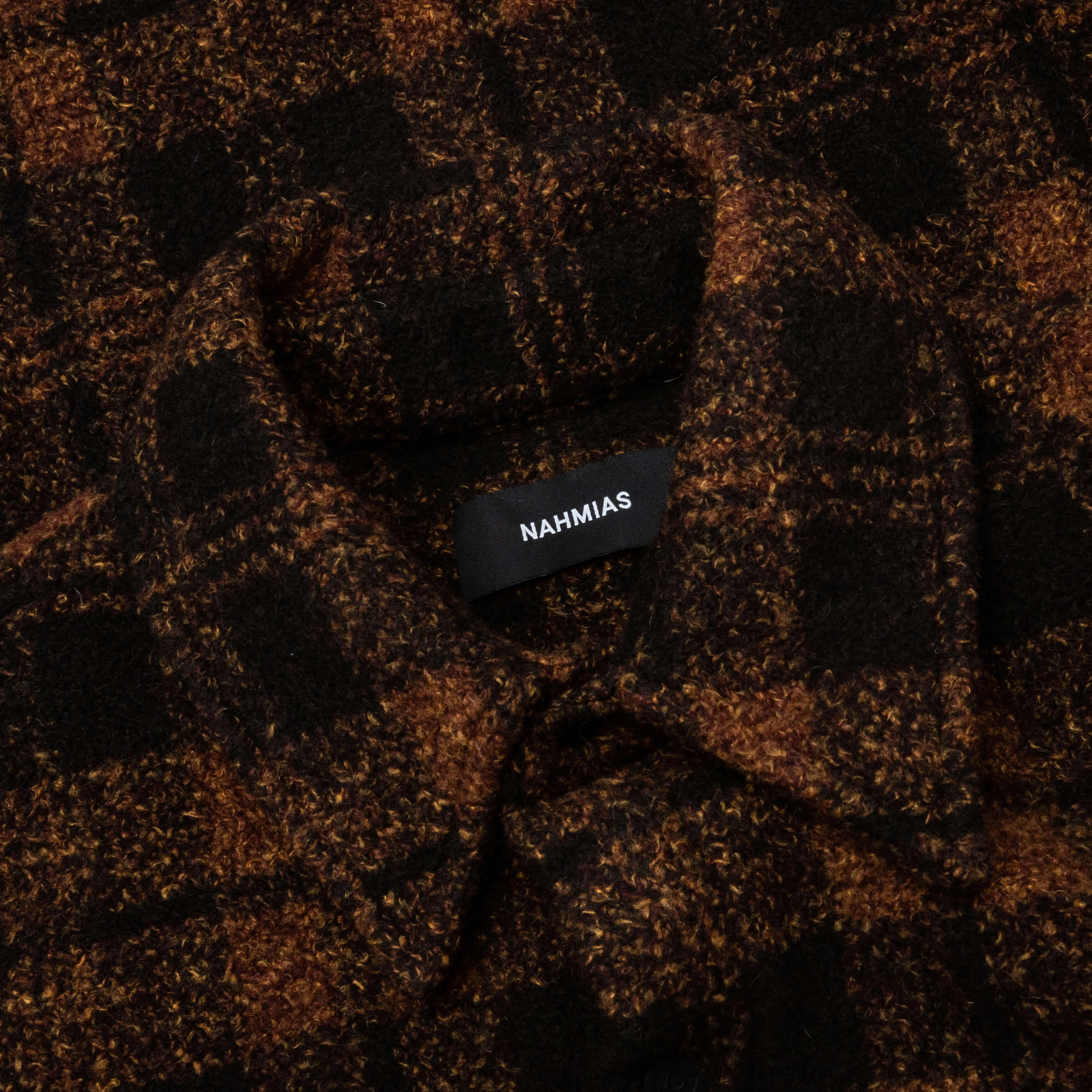 Plaid Padded Shirt - Saffron