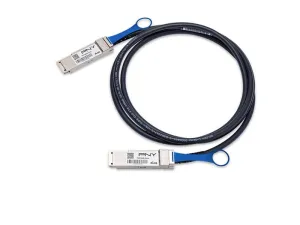 PNY NVIDIA Compatible - Ethernet 100GBase-CU cable - QSFP28 to QSFP28 - 3.3 ft - passive - black PCP1600-C001E30N