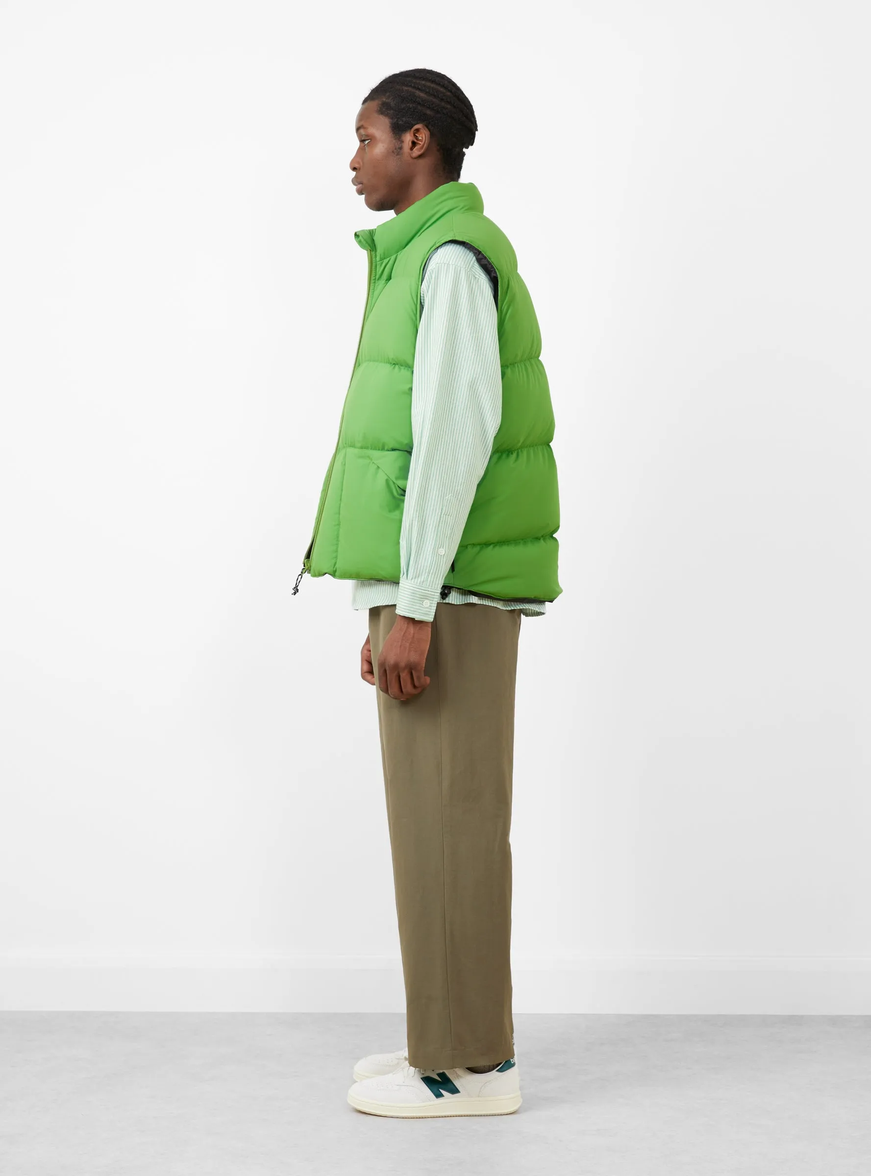 Reversible Down Vest Sprout & Black
