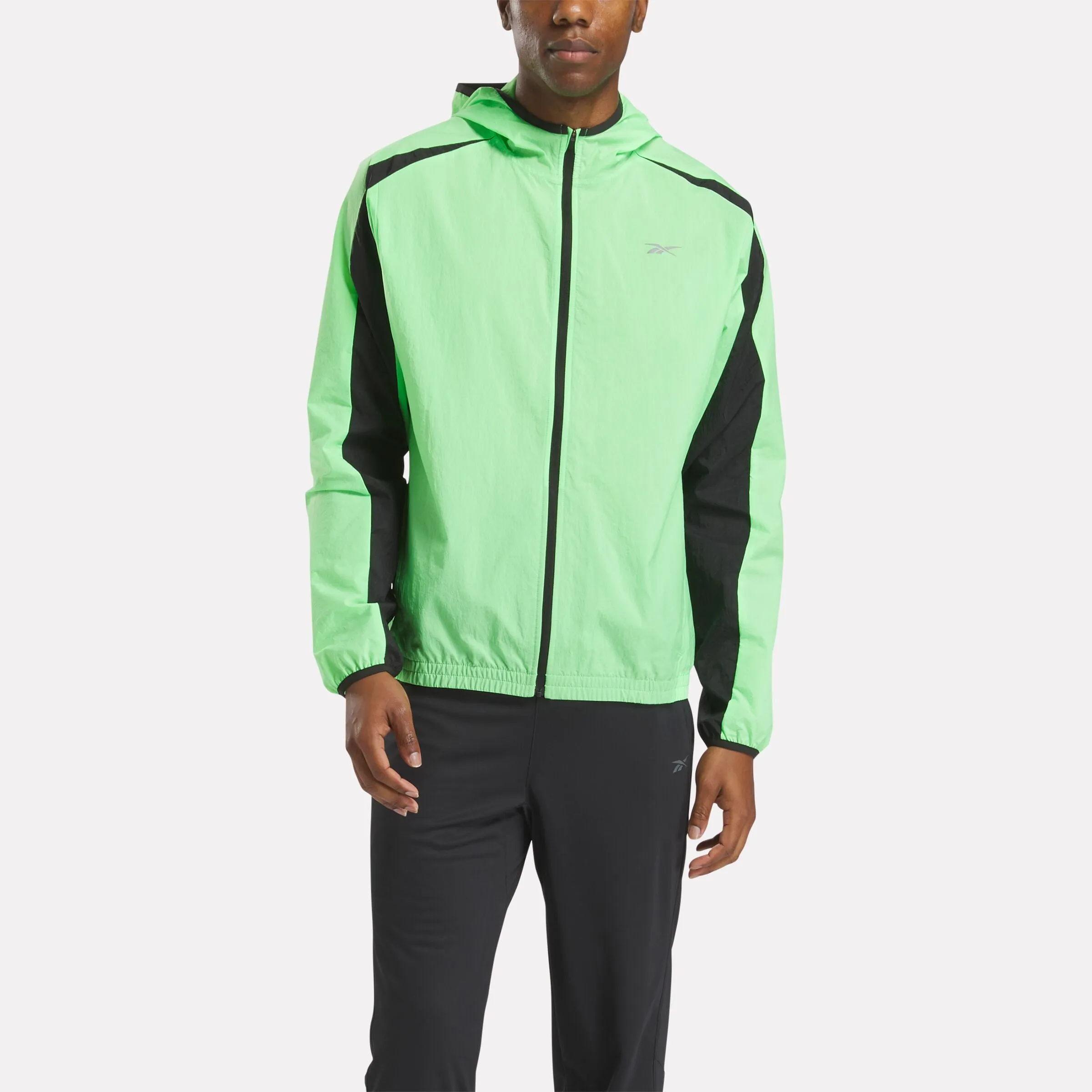 Running Woven Wind Jkt Solar Lime