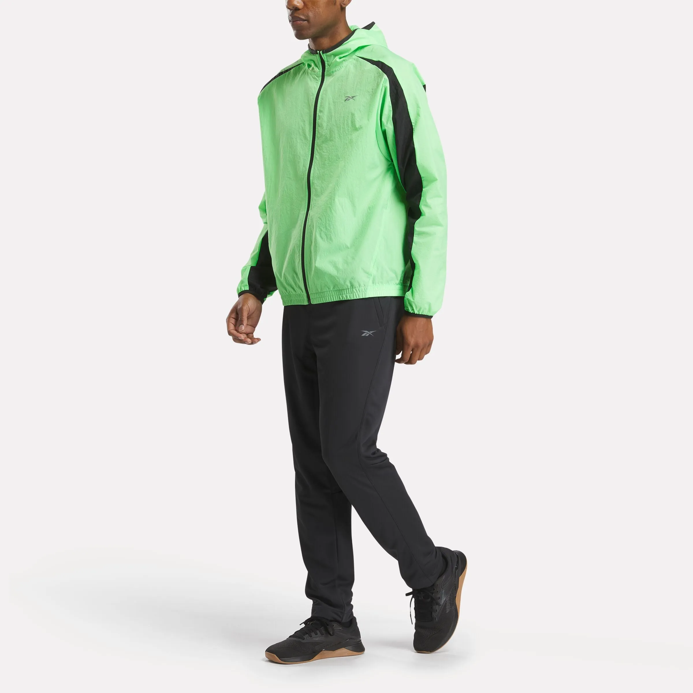 Running Woven Wind Jkt Solar Lime