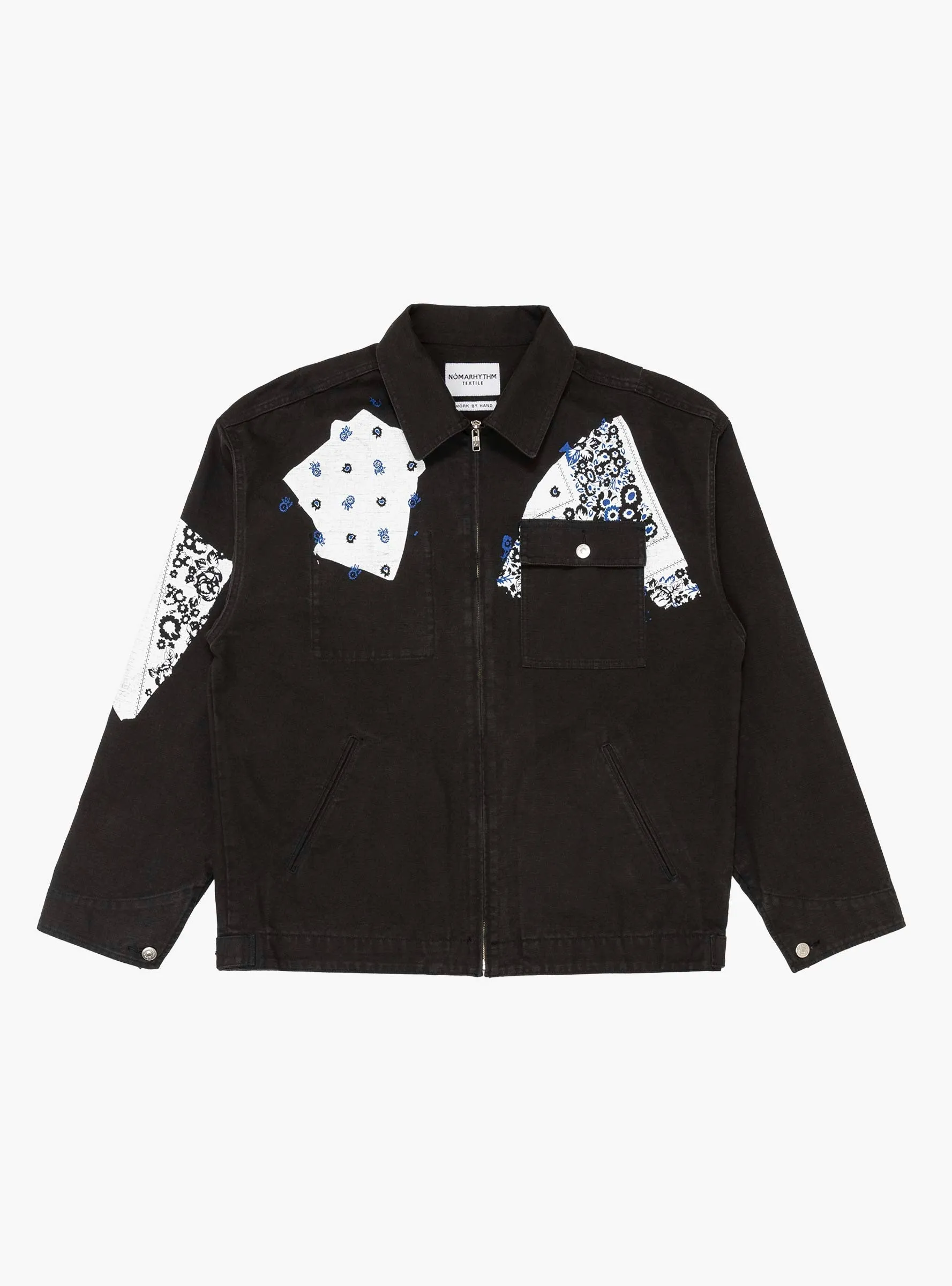 Sign Print Work Jacket Black