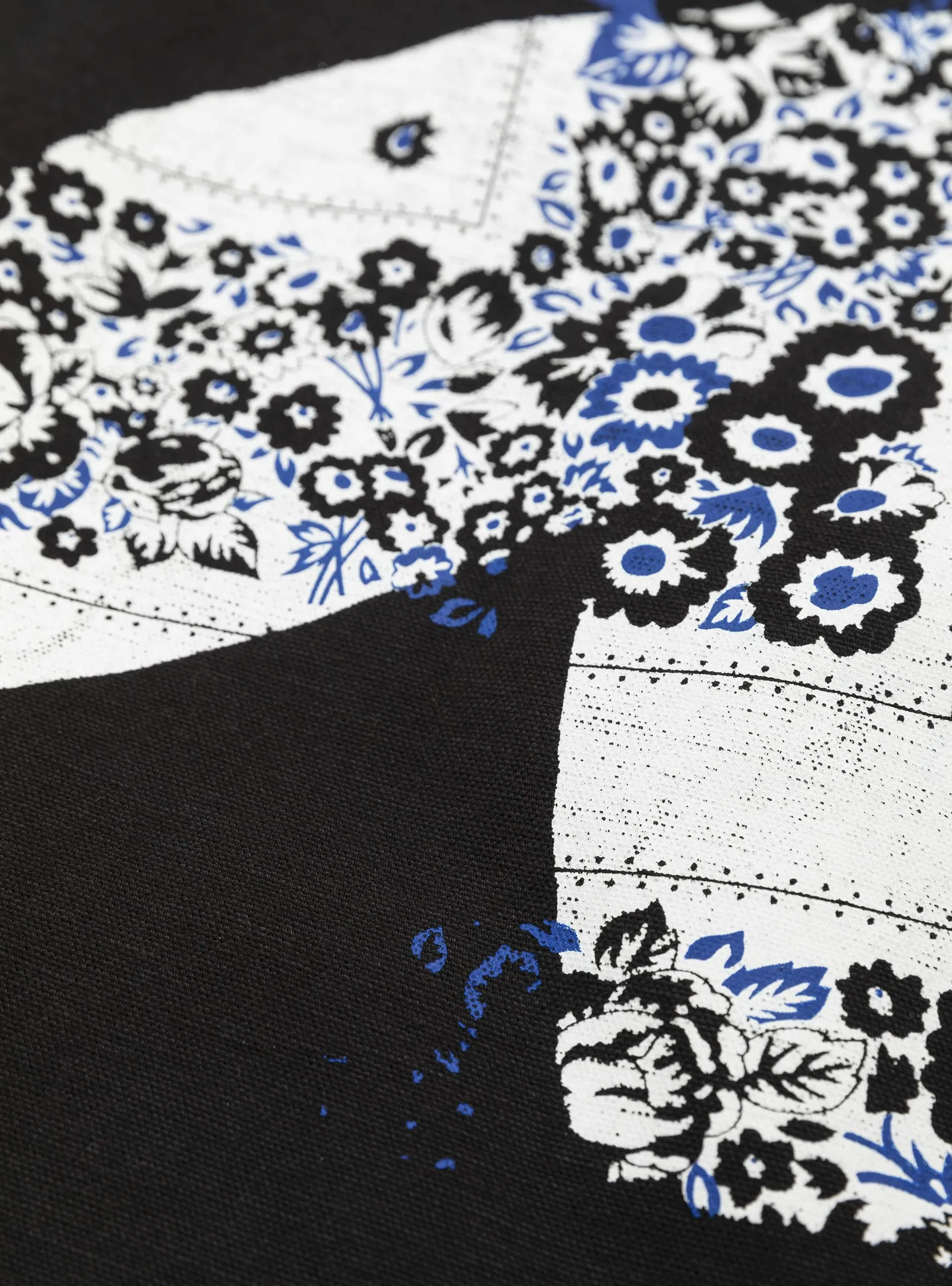 Sign Print Work Jacket Black