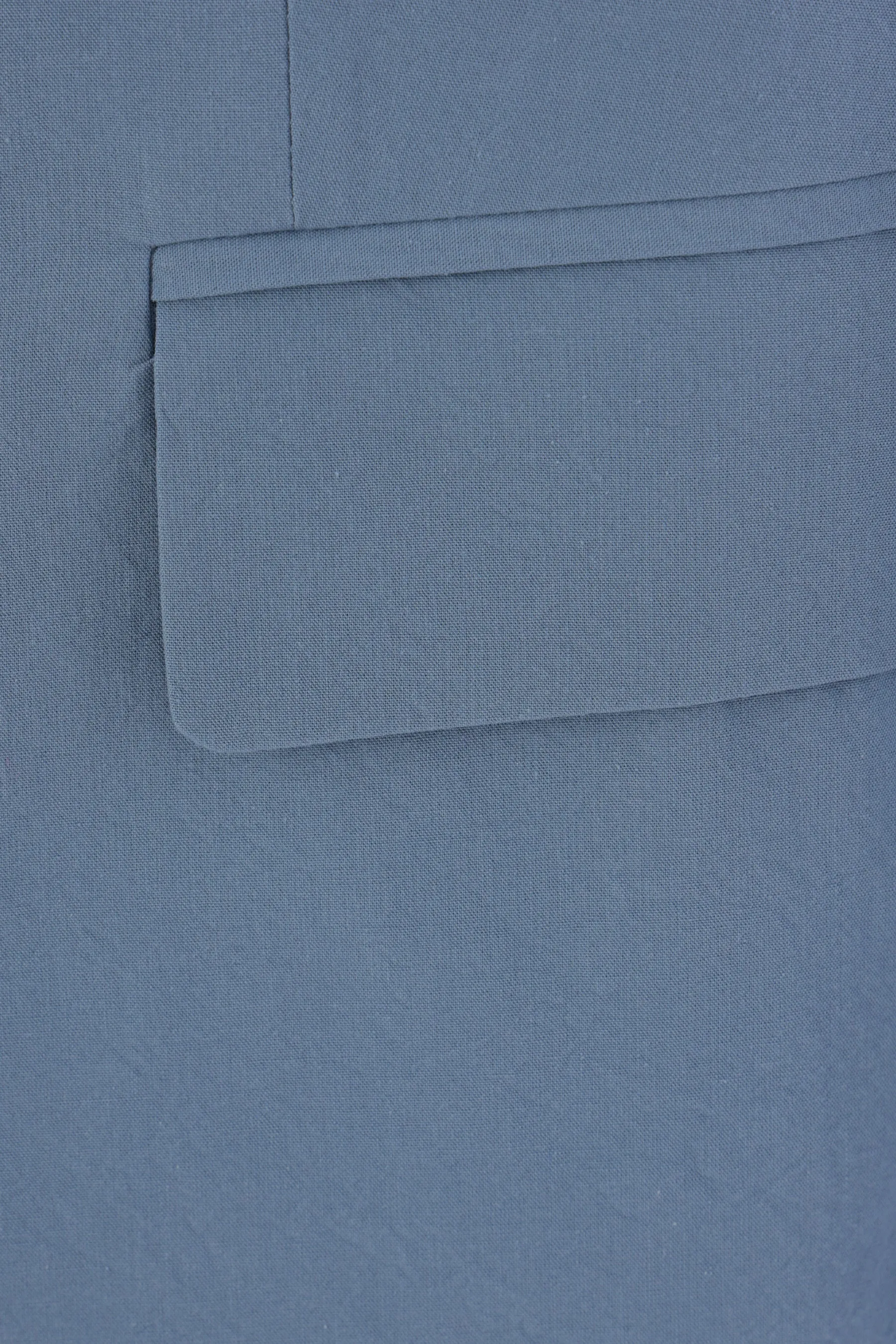 single-breasted jacket in washed cotton