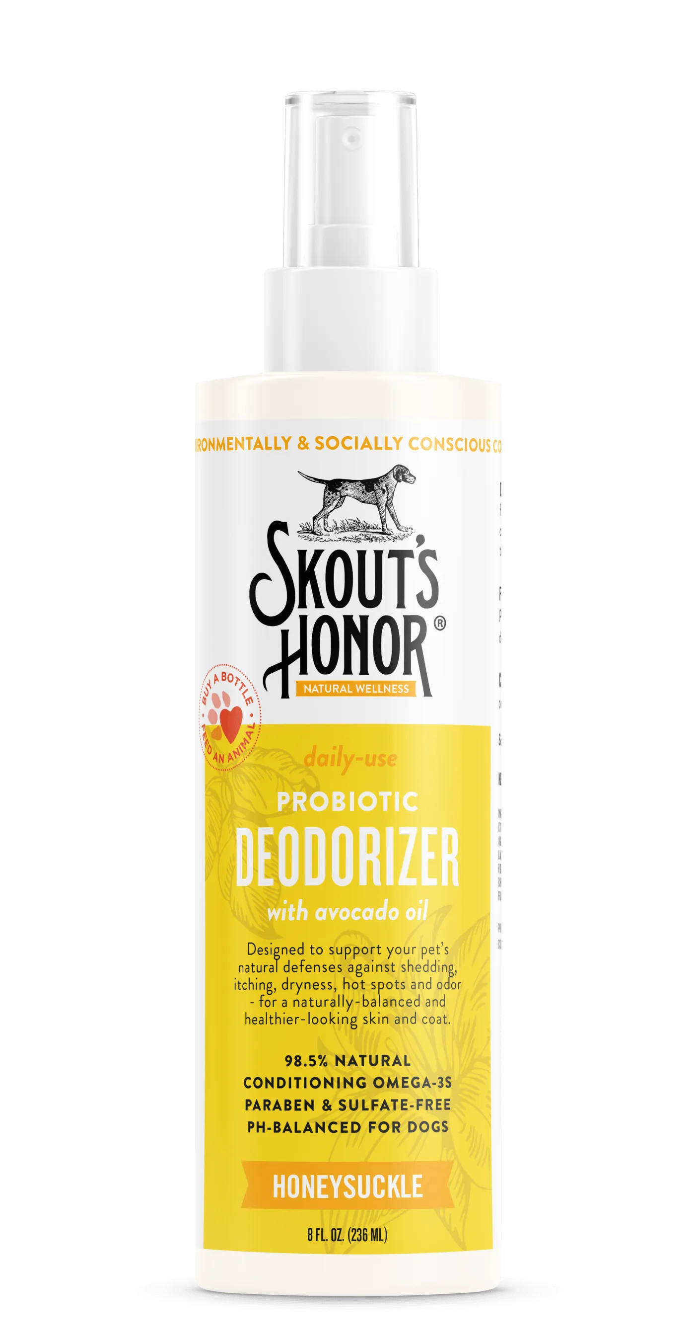 Skout's Honor Probiotic Honeysuckle Deodorizer For Dogs