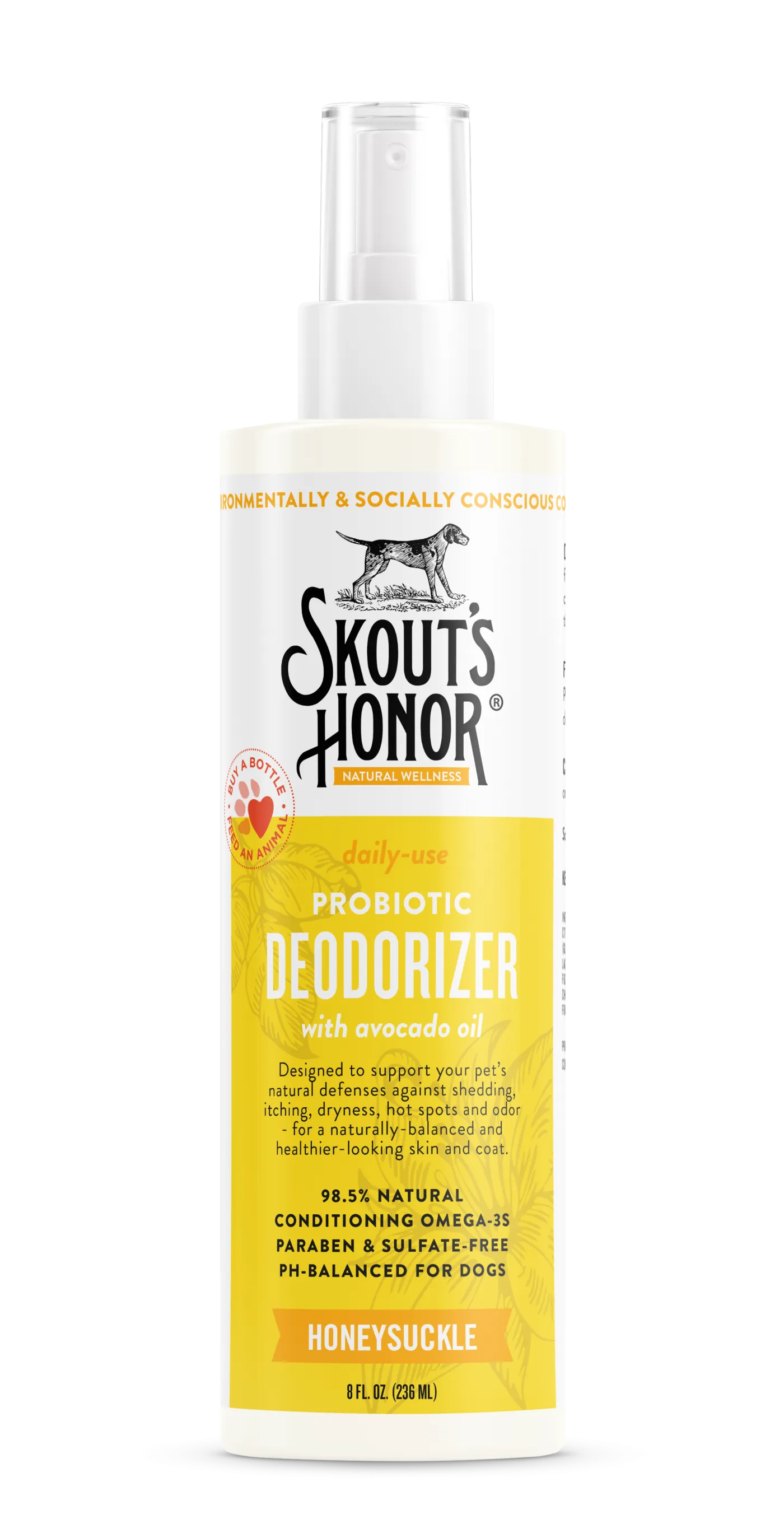 Skout's Honor Probiotic Honeysuckle Deodorizer For Dogs