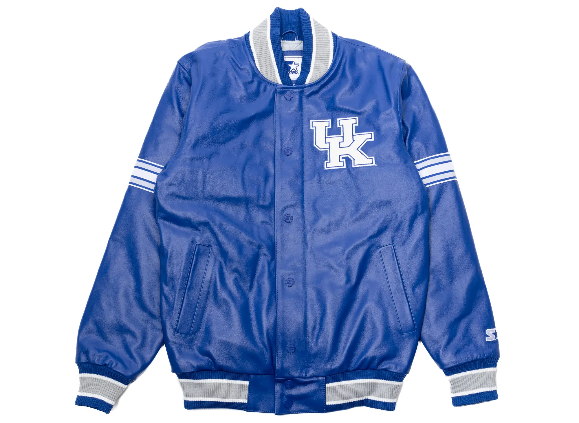 Starter Oneness Leather Kentucky Wildcats Jacket xld
