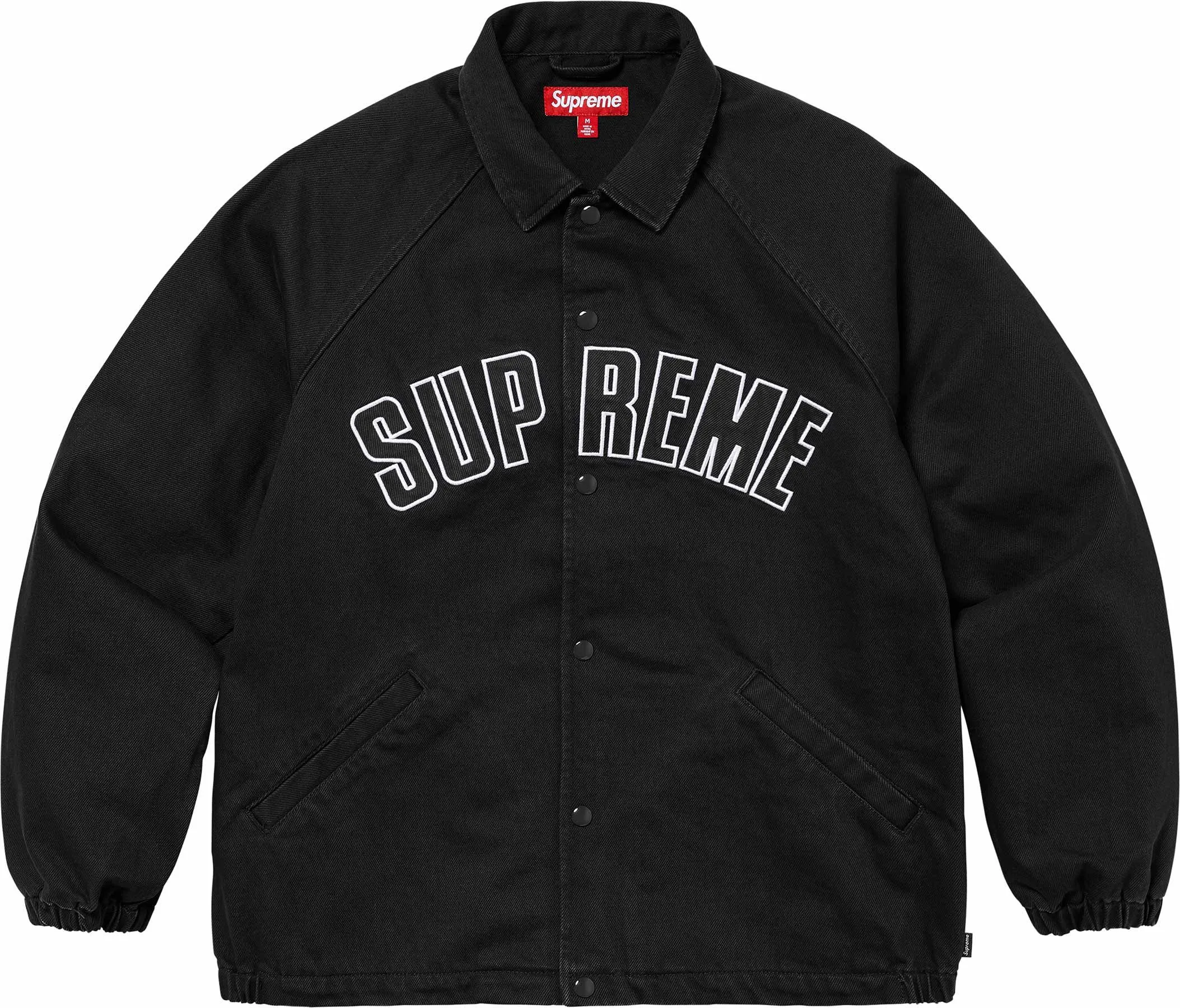 Supreme Arc Denim Coaches Jacket Black