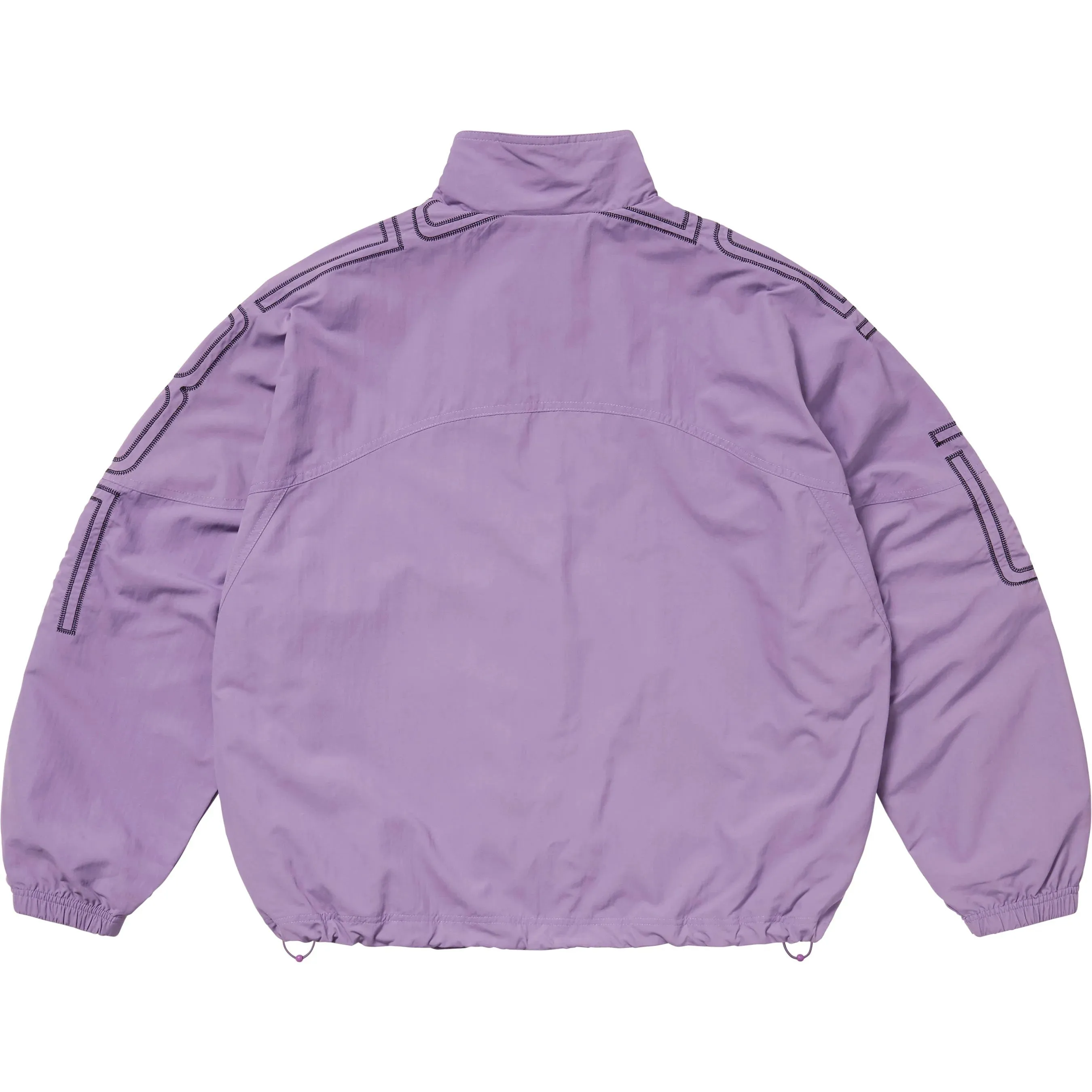 Supreme Spellout Embroidered Track Jacket Purple