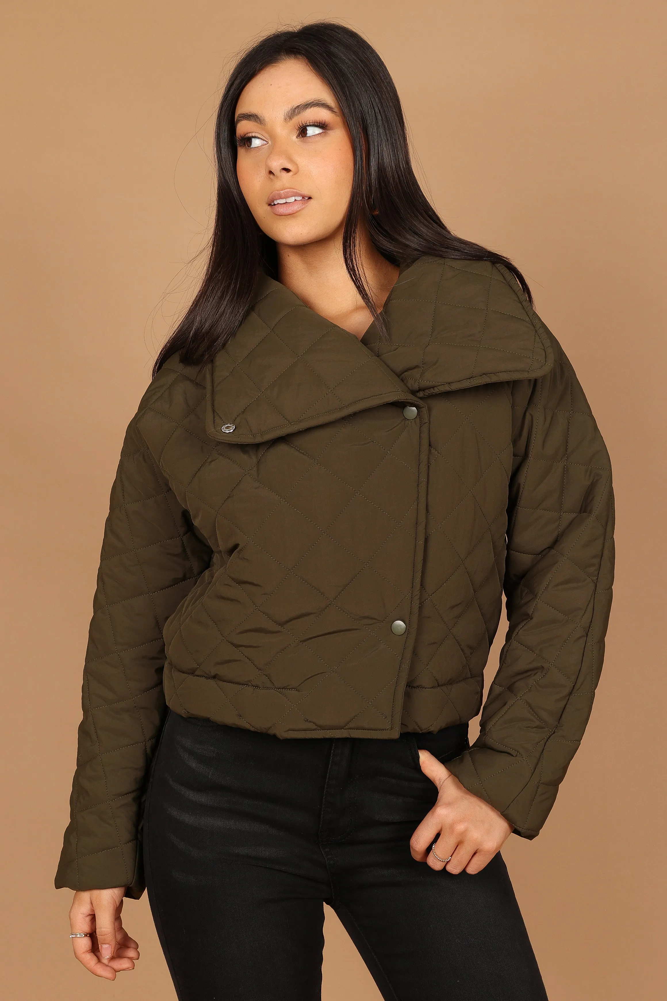 Susannah Quilted Jacket - Olive