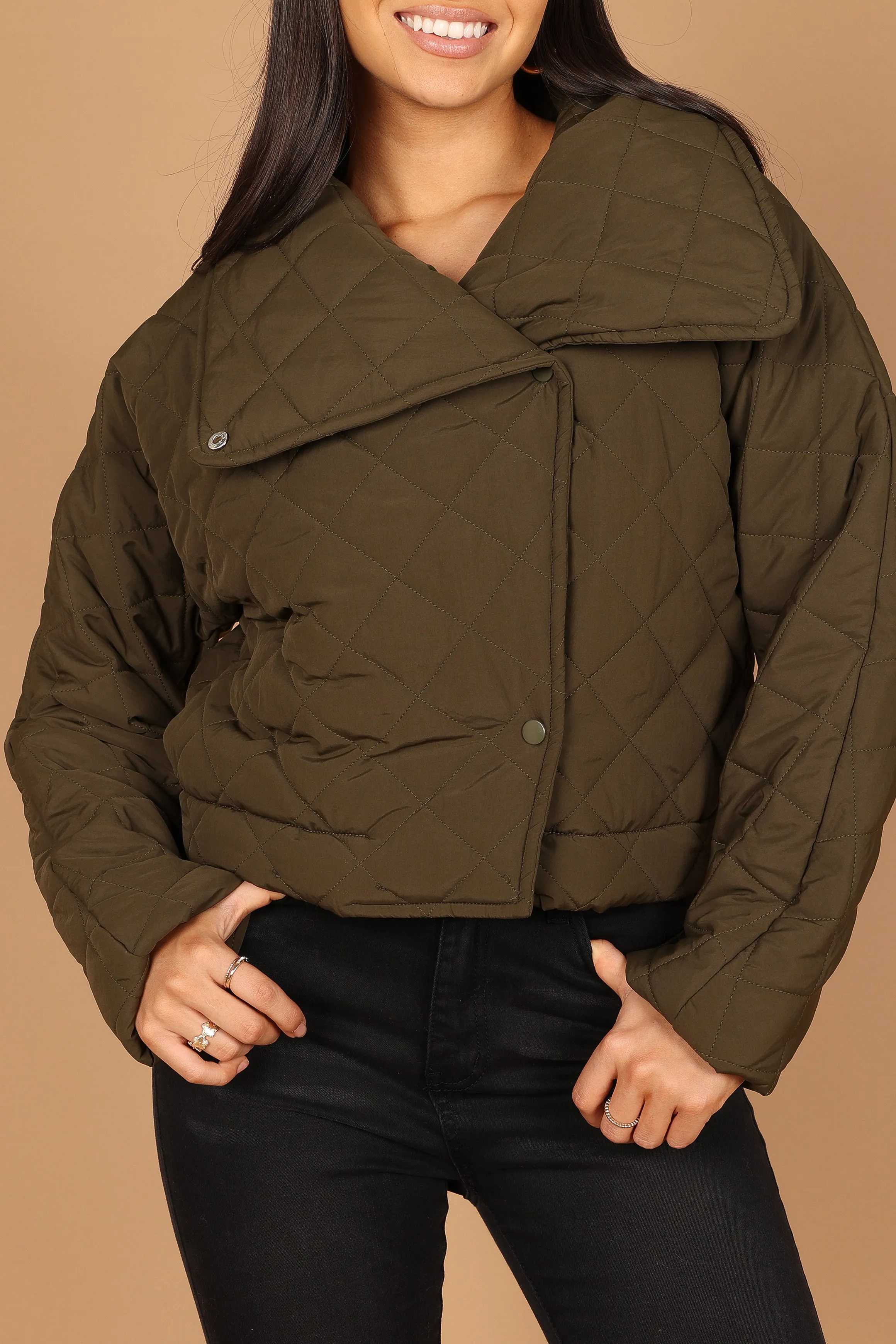 Susannah Quilted Jacket - Olive