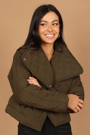 Susannah Quilted Jacket - Olive