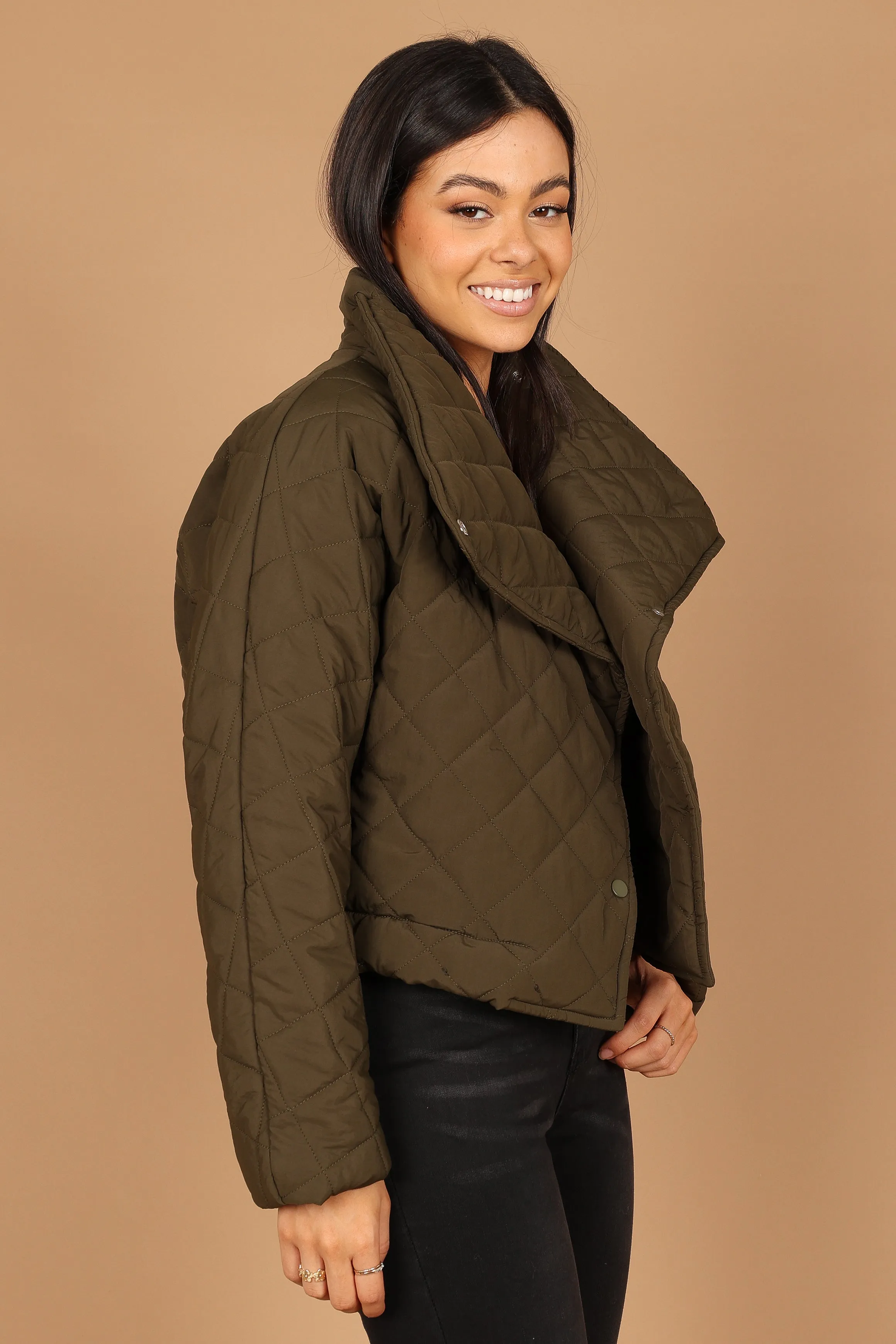 Susannah Quilted Jacket - Olive