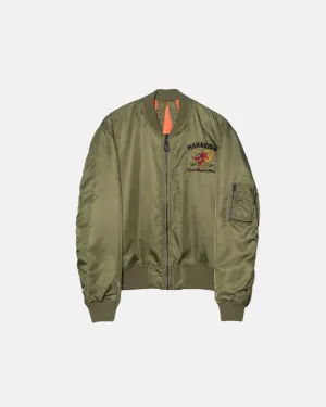 Tour Dragon Map MA1 Jacket Olive