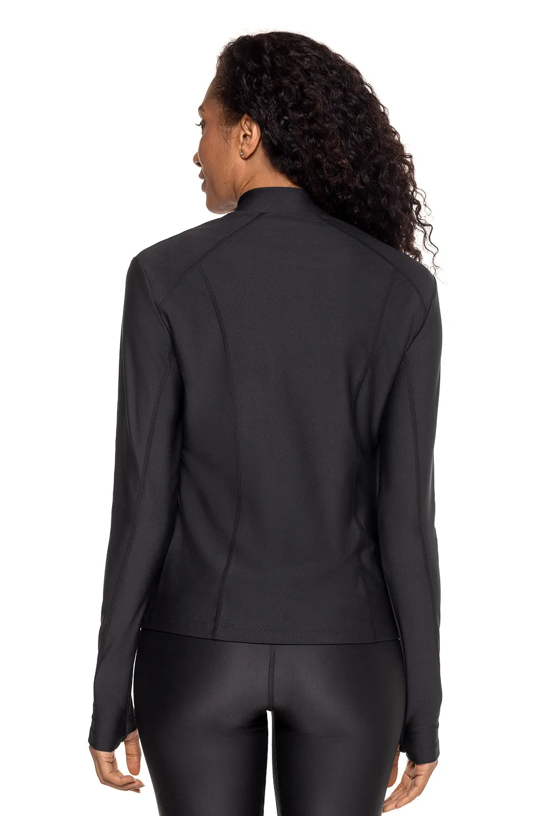Women's Malawi Swim Jacket | Black