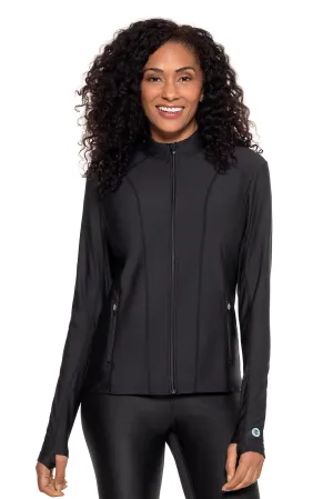 Women's Malawi Swim Jacket | Black