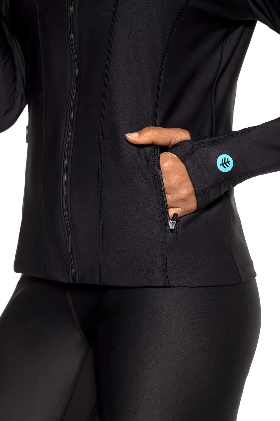 Women's Malawi Swim Jacket | Black
