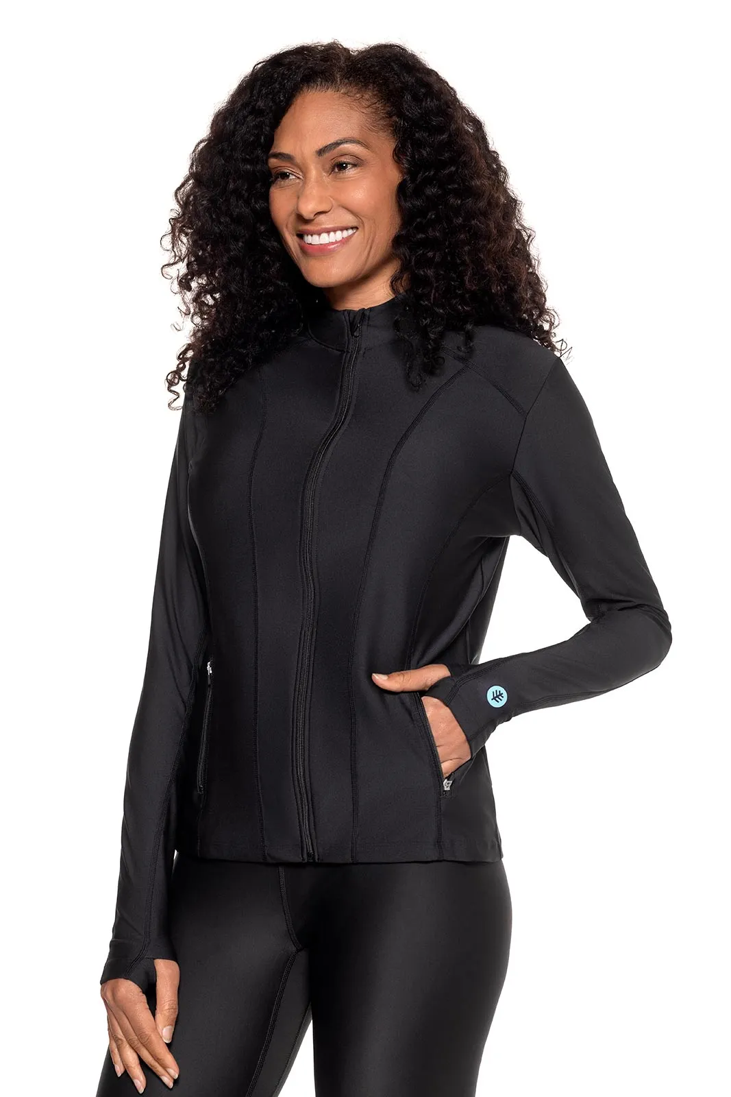 Women's Malawi Swim Jacket | Black