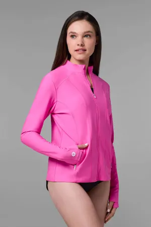 Women's Malawi Swim Jacket | Tulip Pink
