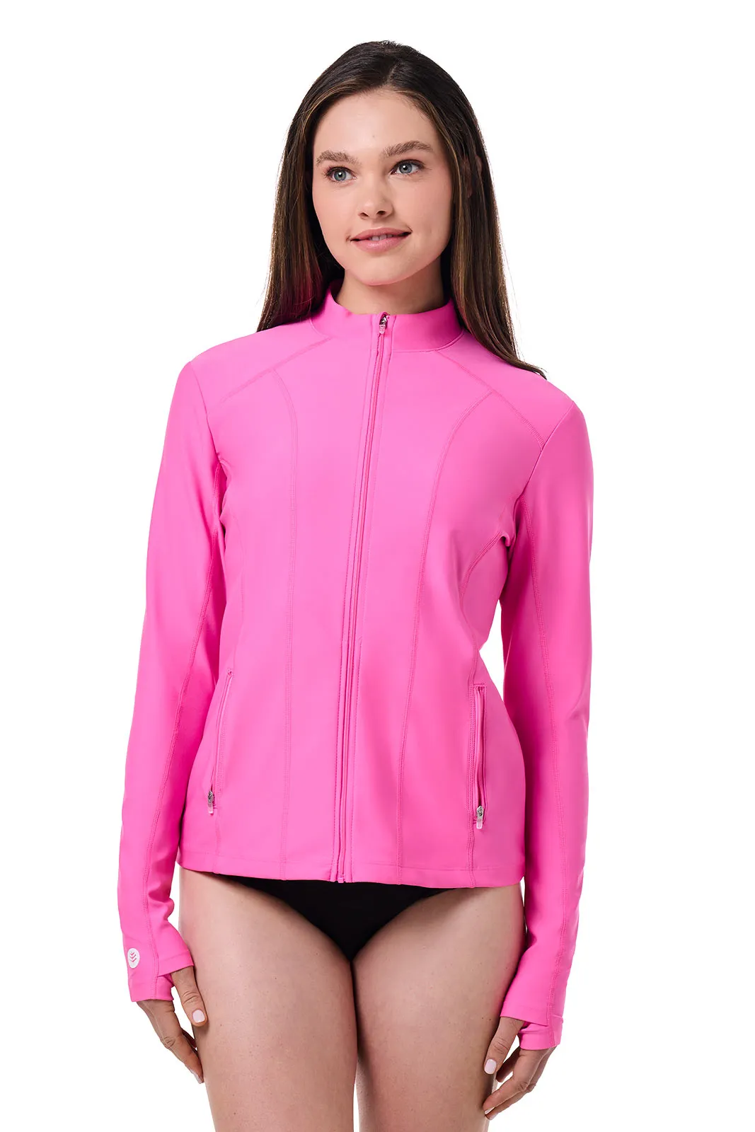 Women's Malawi Swim Jacket | Tulip Pink