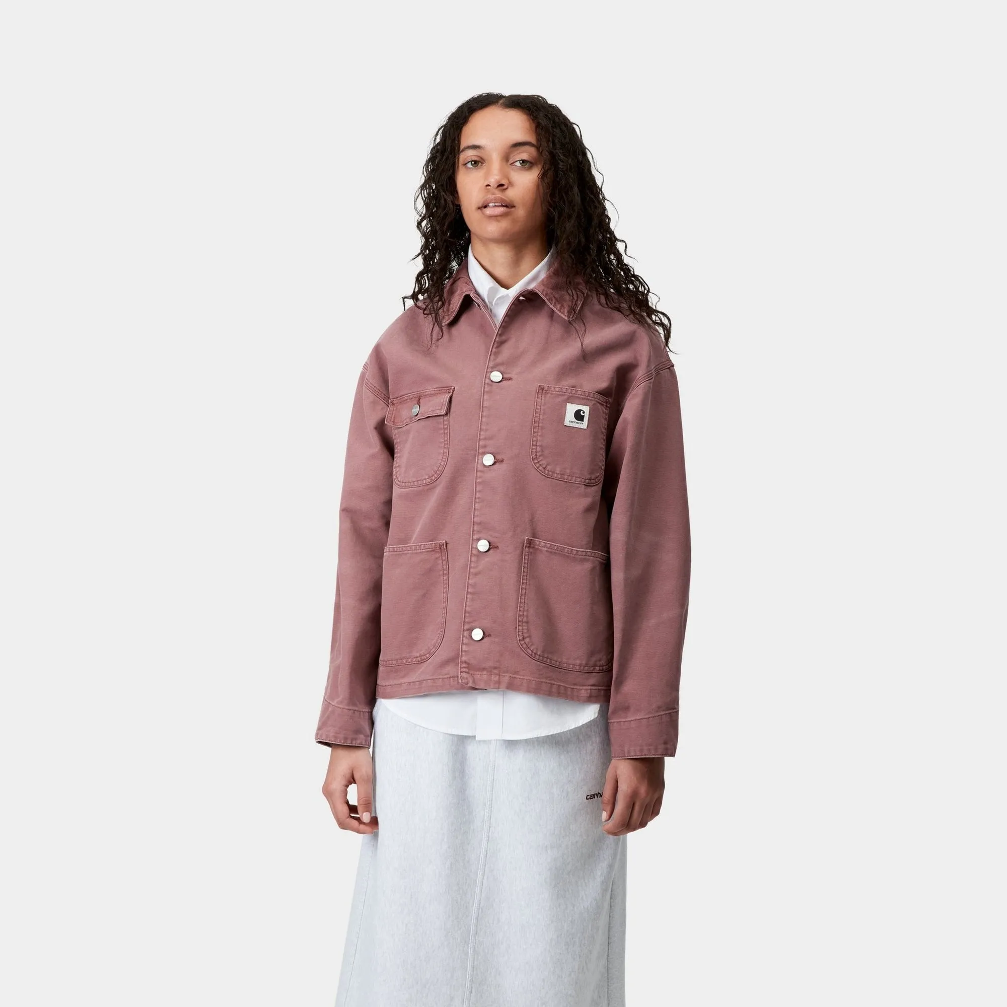Women’s OG Michigan Coat (Spring) - Stone Canvas | Dusky Pink / Dusky Pink