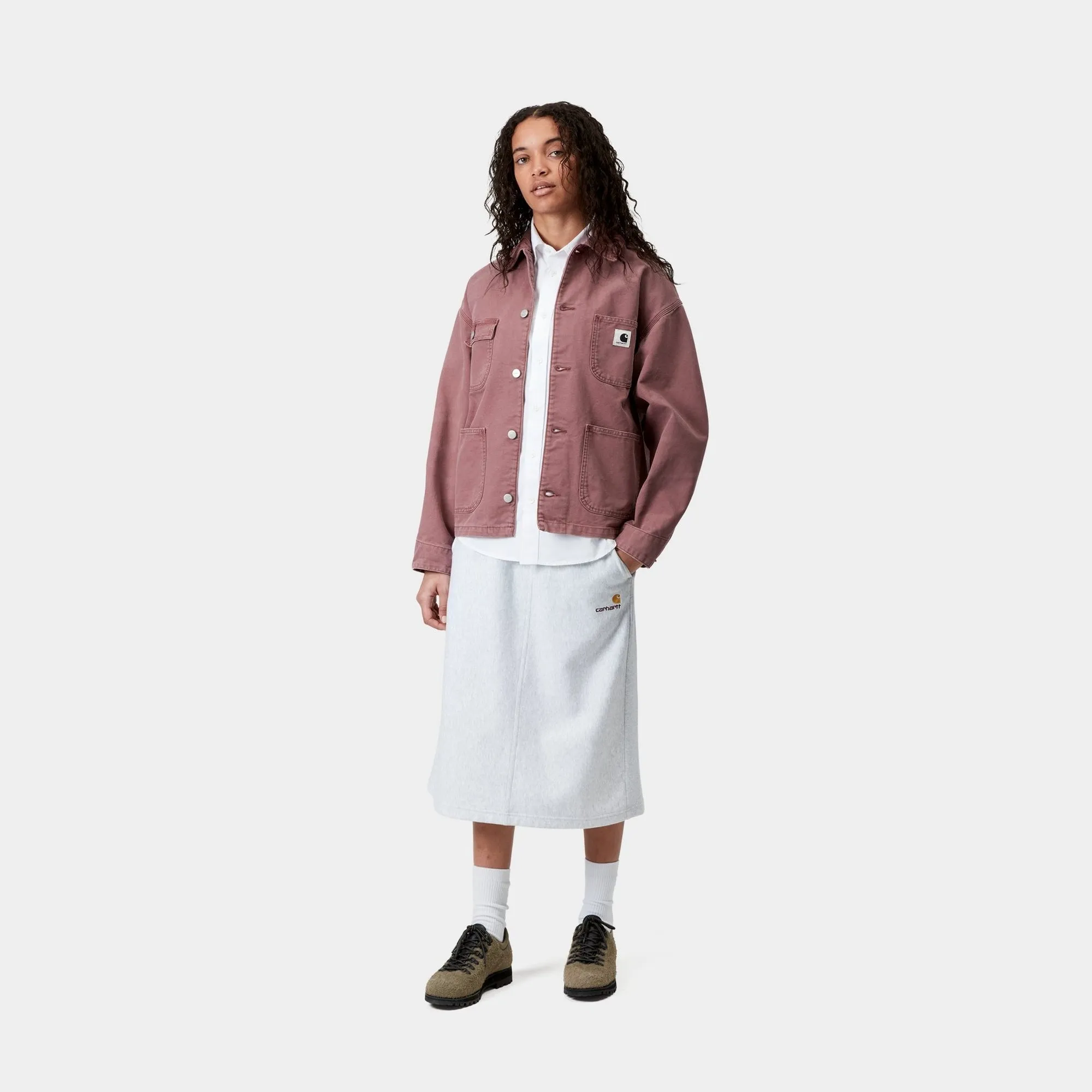 Women’s OG Michigan Coat (Spring) - Stone Canvas | Dusky Pink / Dusky Pink